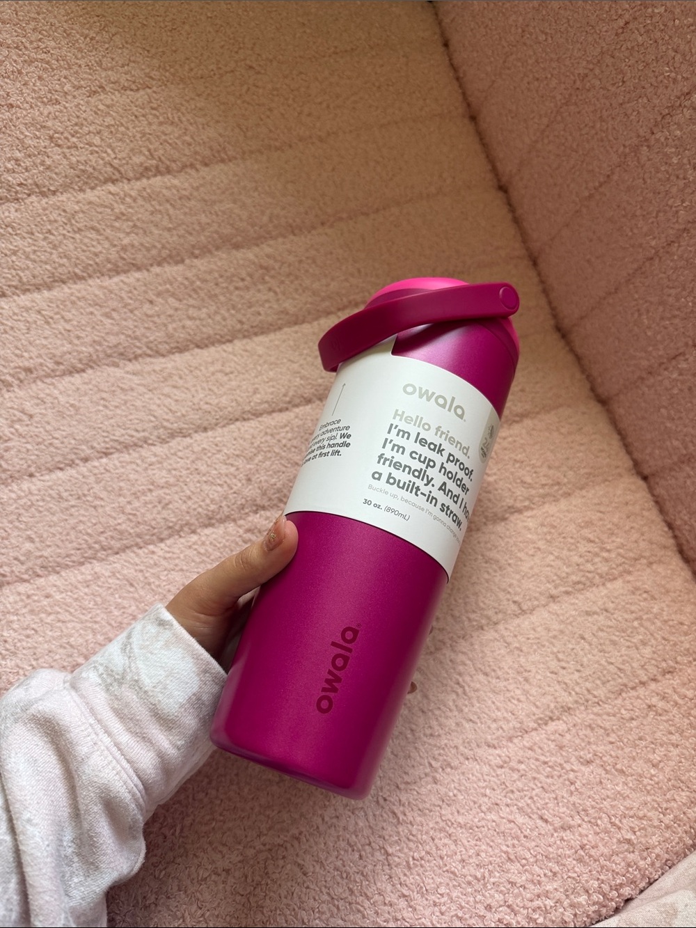 Owala 30oz Insulated Water Bottle - Magenta Pink